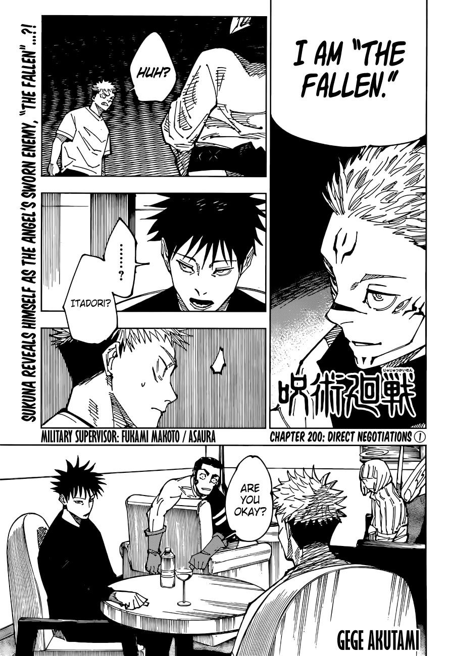 Jujutsu Kaisen Chapter 200 image 01